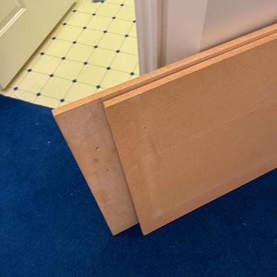 Basement: 4 X8 Sheet of Melamine & 2 Counter Top 106 X 23" 