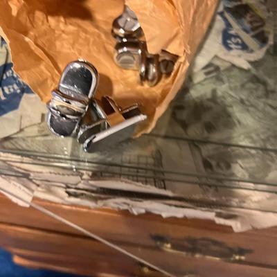 Basement: Glass Shelving With Connectors 