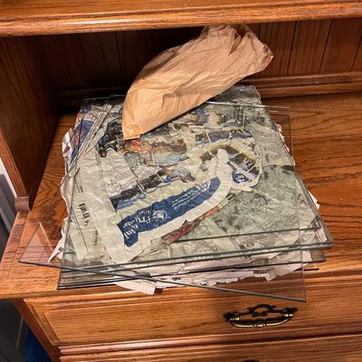 Basement: Glass Shelving With Connectors 