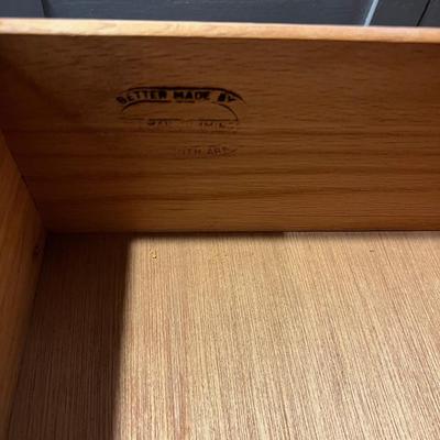 Basement: Oat Chest of Drawer with Book Case 2 pieces 