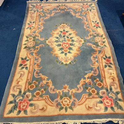 Basement: Chinese Rug Blue 