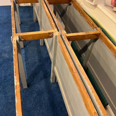 Basement:  2 Bases for Cutting Table. 103 x 13 x 25.  JUST THE BASE 