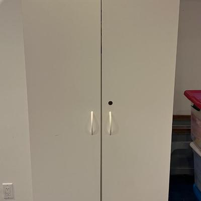 Basement: Cabinet White Melamine 