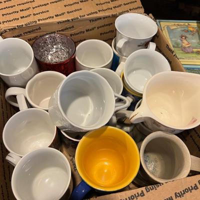 Basement: Box Full of Coffee Cups 