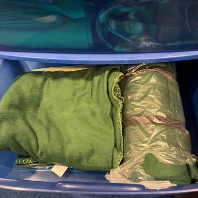 Basement: Blue Plastic Drawer Set 