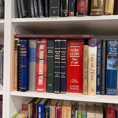 Basement: 5 Shelves of LDS BOOKS 