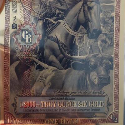 24K Oklahoma Goldback