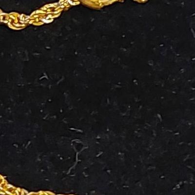 18" Rope Chain Necklace 18kt Solid Gold