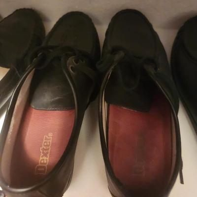 Dexter Black and Brown Slip Ons
