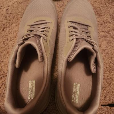 Grey Skechers Goga Mat Shoes