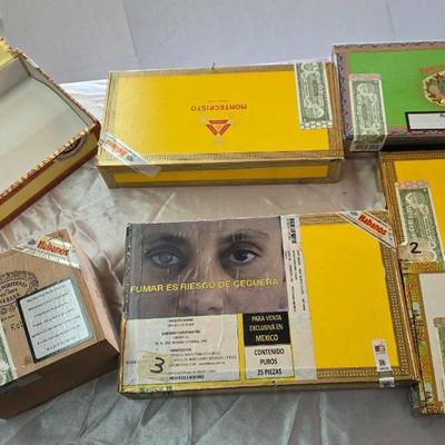 Vintage Havana Cigar Box Collection – Montecristo, Ramon Allones, Diplomaticos