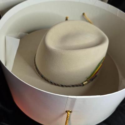 Vintage Stetson Gun Club “Sidney” Hat – F2300 • 601 S Belly • Size 6¾ • XXX Quality • New in Original Hat Box