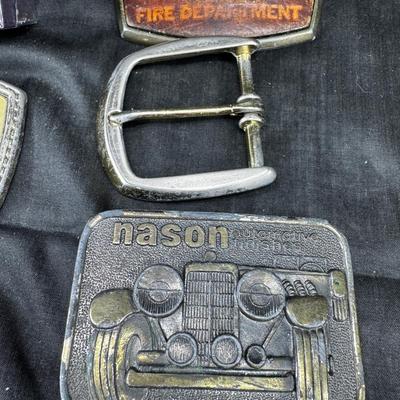 Vintage Western belt buckle collection