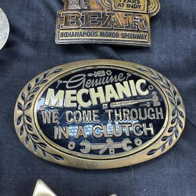 Vintage Western belt buckle collection