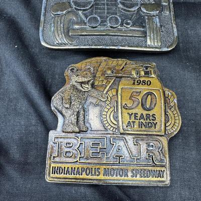 Vintage Western belt buckle collection