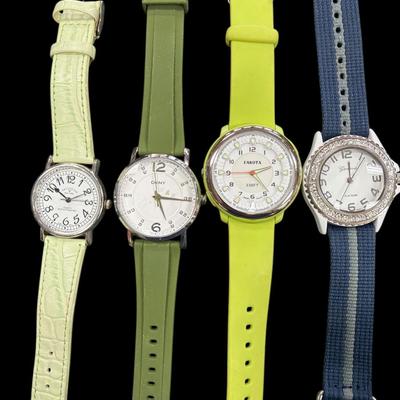 Sale Photo Thumbnail #270: Set of 12 Wrist Watches With Straps  UNTESTED