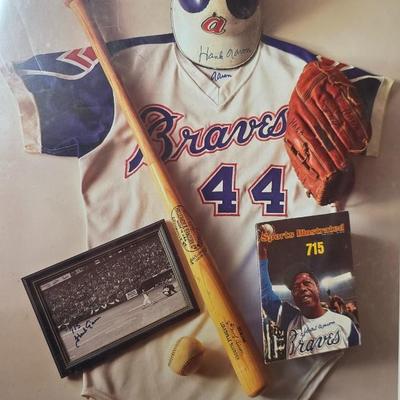 1993 Licensed Hank Aaron 715 Commemorative First-Edition Print