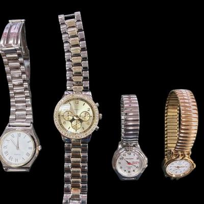 Sale Photo Thumbnail #273: Assortment of Metal Bracelet and Band Watches  Set of 14   UNTESTED