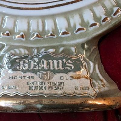 Vintage Jim Beam “Yellow Roses” Regal China Bourbon Decanter with Presentation Case (1969)