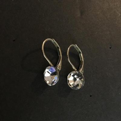 Cute rhinestone dangle earrings