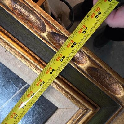 Large Original Paris Street Scene Oil Painting, Signed “Tritti” – Framed European Cityscape, 56” x 32”