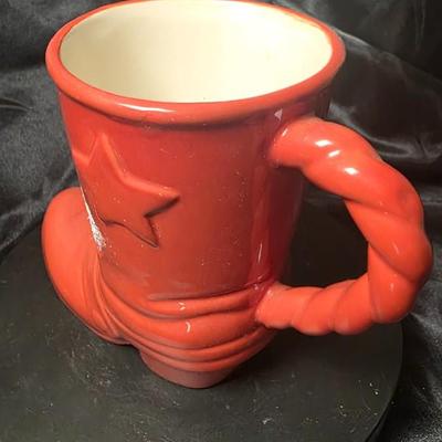 Wonderful Scarlett’s Texas Red Grapefruit Cowgirl Boot Ceramic Mug