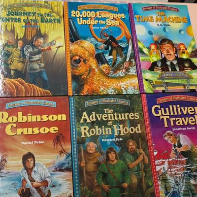 Treasury of Illustrated Classics 6-Book Hardcover Bundle (Modern Publishing - New Condition