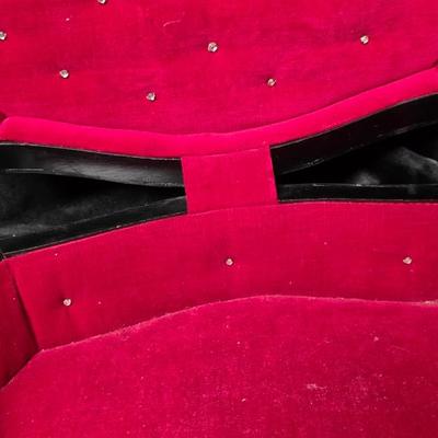 Vintage Italian Marquetry Wood Inlay Jewelry Box – Red Velvet Interior, Sorrento Craft