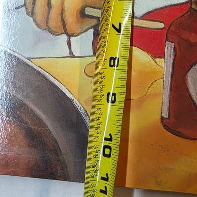 Will Rafuse Chef Art Placemats Set of 2 Cork Backed Gifts of Art New