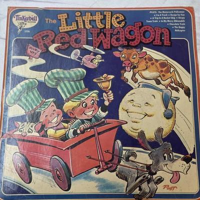 Vintage Tinkerbell Records “The Little Red Wagon” Children’s Story & Songs LP 33⅓ RPM