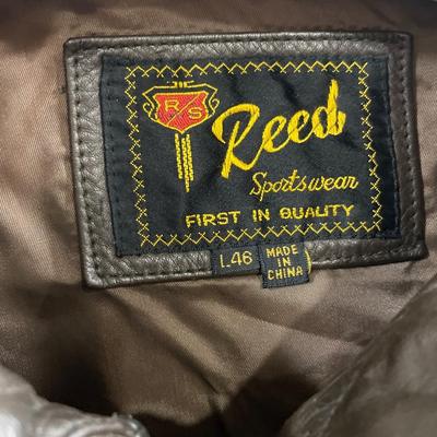 Reed brown leather jacket