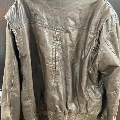 Reed brown leather jacket