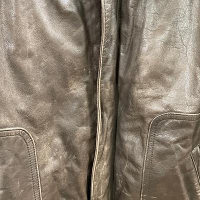 Reed brown leather jacket