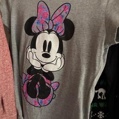 Five women's Disney shirts