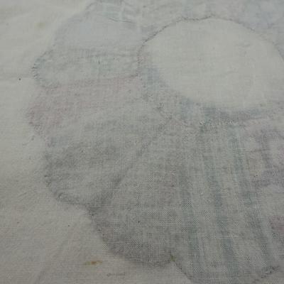 Sale Photo Thumbnail #344: Each square is 18" x 18", `12 squares
Muslin flour sack base, feed sack fabrics, hand pieced