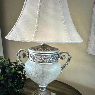 two Trophy Silver Lamps