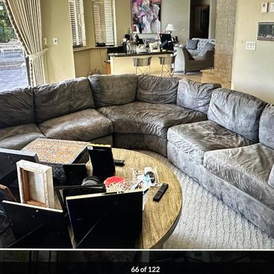 sectional gray couch