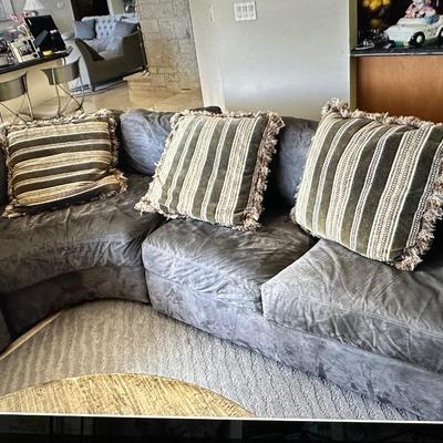 sectional gray couch