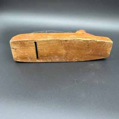Antique Wooden Jack Plane w/ Cast Iron Adjustment – Early Hand Tool