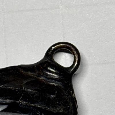 Hand-soldered faceted crystal glass pendant