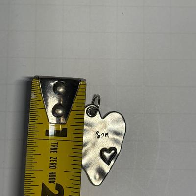 “Dad,” “Daddy,” & “Son” silver pendants