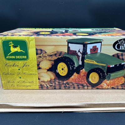John Deere Tractor Cookie Jar – Gibson “Everyday” – New in Box