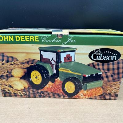 John Deere Tractor Cookie Jar – Gibson “Everyday” – New in Box
