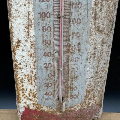 Vintage Royal Crown Cola RC Metal Thermometer Sign – Rustic Advertising