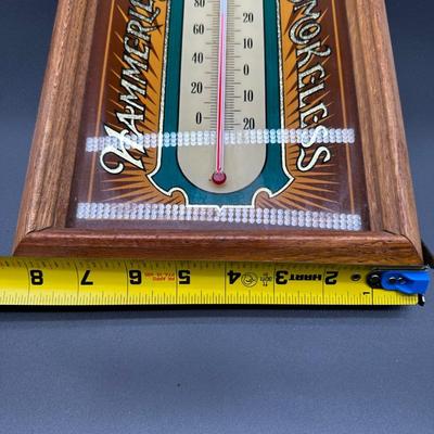 Vintage Remington Arms & Ammunition Framed Thermometer – “First in the Field” – Works