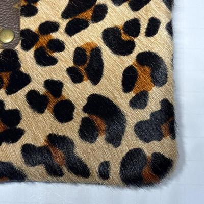 Keep It Gypsy leather Clutch with Louis Vuitton leather patch