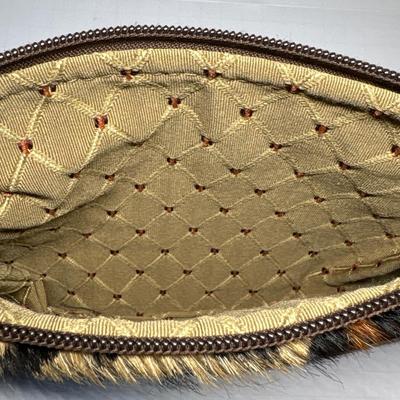 Keep It Gypsy leather Clutch with Louis Vuitton leather patch