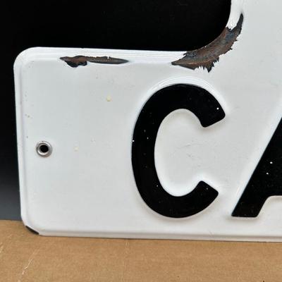 Vintage Canal Street Porcelain Street Sign – “700 → CANAL” – New Orleans