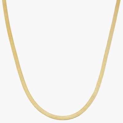 10kt Solid Gold Herringbone Chain 20"