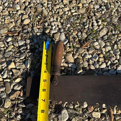 Antique 2-Man Crosscut Logging Saw – Original Wooden Handles – Maker’s Medallion